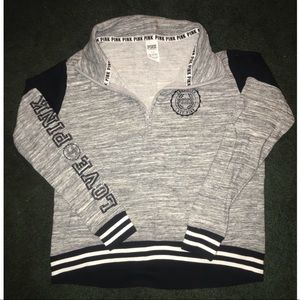 VS PINK BLING QUARTER ZIP!!!